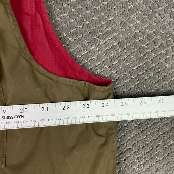 Vintage Eddie Bauer Vest Men's Large Khaki Full Zip Utility Hiking Outdoor Korea - Picture 14 of 16